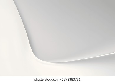 Fondo blanco claro, fondo geométrico abstracto con formas líquidas. Ilustración vectorial.