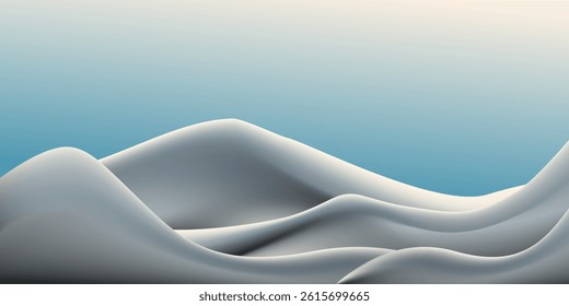 Light White Background, Abstract geometric background with liquid shapes. Vector illustration.
