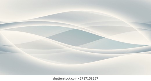 Light White Background, Abstract geometric background with liquid shapes. Vector illustration.
