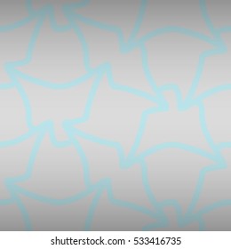 Light white fancy seamless pattern background in knotty style. Plain tessellated repeatable backdrop. Classic texture. Shining, graphic design for ads, carpet, ads or other purpose.