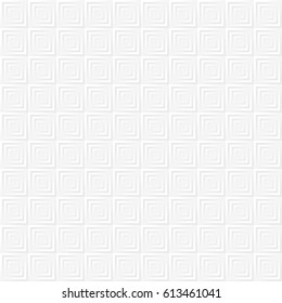 Light white geometric seamless pattern. Vector background