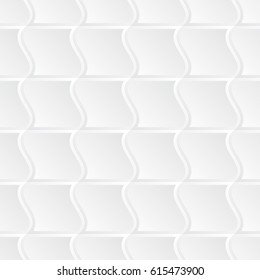 Light white geometric seamless pattern for use with different overlay modes. Realistic texture for background and wallpaper. Vector background.