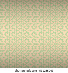 Light white geometrical seamless pattern background in tracery style. Equable puzzle repeatable backdrop. Modern tracery.