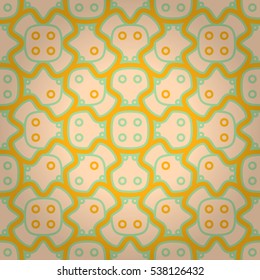 Light white geometrical seamless pattern in maze style. Colorful, symmetric design for web, carpet, wallpaper or other purpose.
