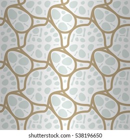 Light white geometrical seamless pattern in tribal style.