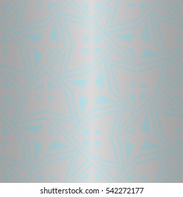 Light white geometrical seamless pattern in tracery style. Vivid, symmetric design for wallpaper, banner, web or other purpose.