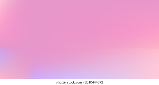 Light White Purple Smooth Surface Backdrop. Vivid Smooth Bright Watercolor Colorful Blurred Texture. Pastel Barbie Blank Gradient Mesh Screens Illustration. Neon Empty Violet Pink Trendy Background.