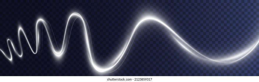 Light white Twirl. Curve light effect of white line. Luminous golden circle. PNG Light white pedistal, podium, platform, table. Vector PNG.