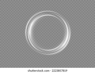 Light white Twirl. Curve light effect of white line. Abstract luxury white light vector flare semicircle and spark light effect. Luminous white circle. PNG Podium, platform, table.