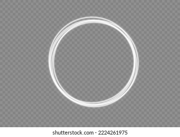 Light white Twirl. Curve light effect of white line. Abstract luxury white light vector flare semicircle and spark light effect. Luminous white circle. PNG Podium, platform, table.