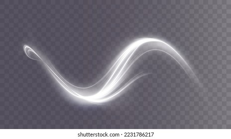 Light white Twirl. Curve light effect of white line. Luminous white circle. Light white pedistal, podium, platform, table. Vector PNG.	
