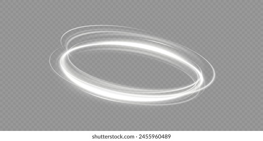 
Light white Twirl. Curve light effect of white line. Glowing white spiral. The effect of high-speed abstract lines. Rotating shiny rings.