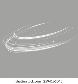 Light white Twirl.Vector eps 10	