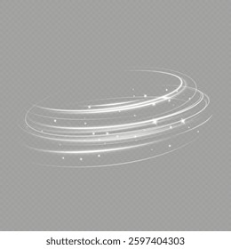 Light white Twirl.Vector eps 10	