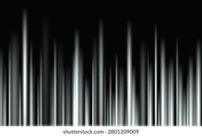 light white vertical lines on a dark background, light pillars, speed and upward movement lines, directional light beams, neon light, abstract background, vector image