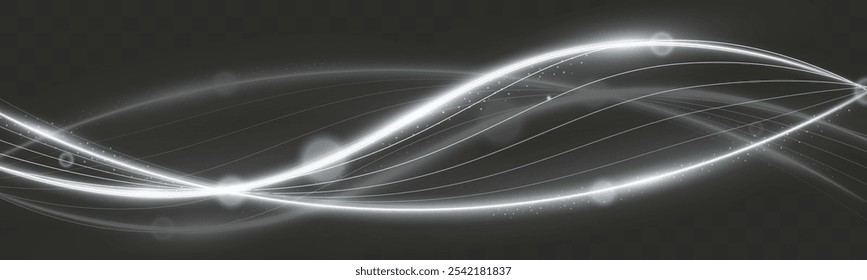	
Light white wave shine effect,glow line sparkle shine. Silver white wavy effects.