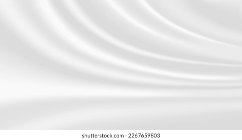 Fondo ondulado blanco claro con formas abstractas. Fondos para postales y banners, para publicidad y negocios, carteles, sitios web y portadas, ilustración vectorial para diseño gráfico