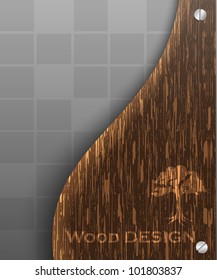 Light wood background pattern texture illustration. Vector wood texture for your design. You can use it horizontally or vertically. Perfect for architecture or wood industry purposes.