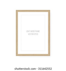 Light wood frame