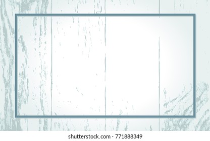Light wood texture background with frame. Template for text or graphic.
