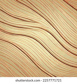 Light wood texture background with knots - Vector illustration