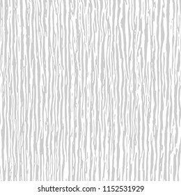 Light wood texture background. White and grey wavy chaotic vertical lines texture. Abstract pattern for your design. Vector illustration.