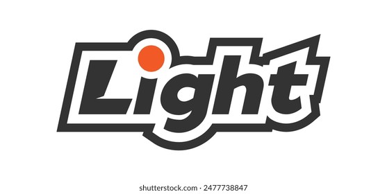 light wordmark logo typography  design  brand