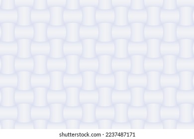 Light woven pattern in realistic style for print and design. Vector illustration.