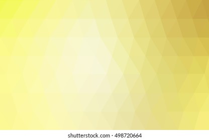 Light yellow abstract mosaic background. Creative illustration in halftone style with gradient. A new texture for your design.