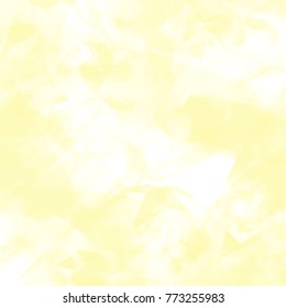 light yellow abstract watercolor cloud pattern with some hard edged shapes, vector illustration