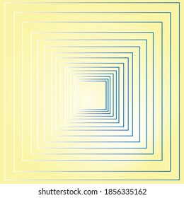 Light yellow background with blue squares. Modern abstract illustration. Design for business advertising. Gradient.