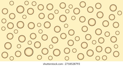 Um fundo amarelo claro preenchido com muitas bolhas pequenas e circulares de tamanhos variados, criando uma textura borbulhante.