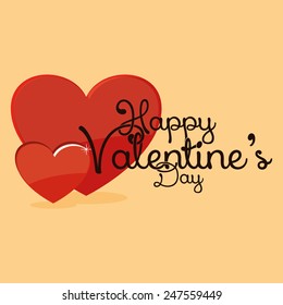 a light yellow background with hearts and text for valentine's day