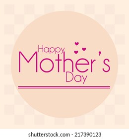 a light yellow background with pink text for mother's day