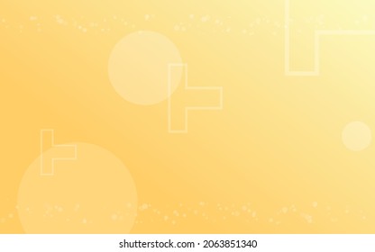Light yellow background, random minimalist abstract illustration vector for logo, card, banner, web and printing.