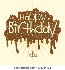a light yellow background with text for birthday