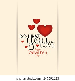 a light yellow background with text and hearts for valentine's day