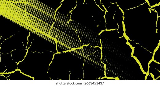 amarillo claro negro cepillo abrigo coche pegatina patrón abstracto Anuncio líneas deportivas negro amarillo claro combinación de color grunge cepillo patrón racing motorsport diseño, moderno, Eps 10.
