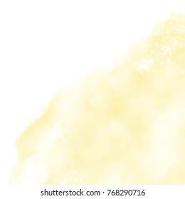 light yellow diagonal watercolor pattern with different shades and dry color areas white background, vector illustration