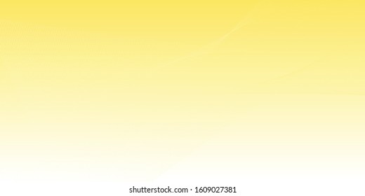 Light yellow gradient banner vector template, background, empty blank nobody design element, technology futuristic backdrop