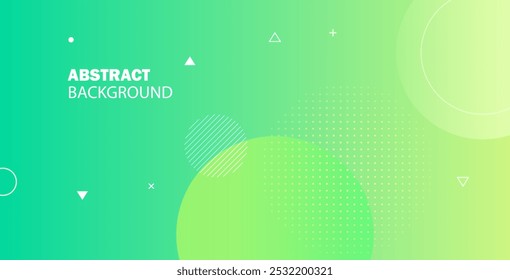 Light yellow and green abstract geometric background with gradient colors and circular shapes. Perfect for modern designs, posters, banners, wallpapers, and digital projects.