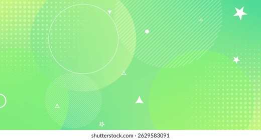 Light yellow and green abstract geometric background with gradient colors and circular shapes. Perfect for modern designs, posters, banners, wallpapers, and digital projects.