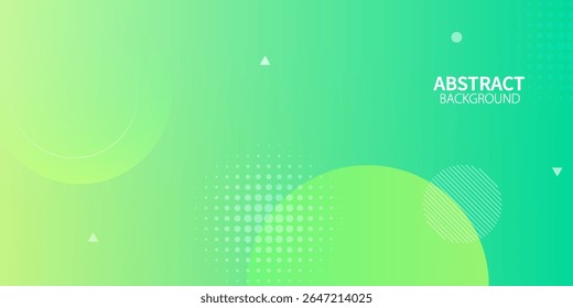 Light yellow and green abstract geometric background with gradient colors and circular shapes. Perfect for modern designs, posters, banners, wallpapers, and digital projects.