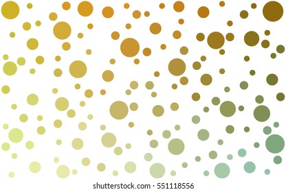 Light Yellow, Green Vector banners banners set of circles, spheres. Network design, technology science, vector illustration