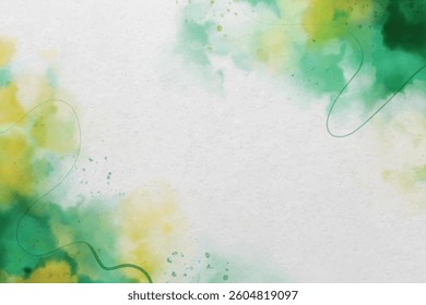 Light yellow, Green vector blurred background