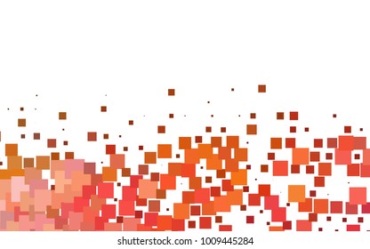 Light Yellow, Orange vector abstract textured polygonal background. Blurry rectangular design. The pattern with repeating rectangles can be used for background.