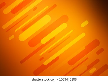 Light Yellow, Orange vector abstract doodle pattern. Brand-new colored illustration in blurry style with doodles. Brand-new design for your business.