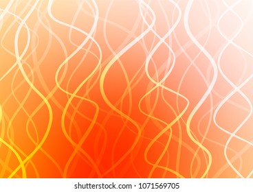 Light Yellow, Orange vector abstract doodle template. Brand-new colored illustration in blurry style with doodles. The textured pattern can be used for website.
