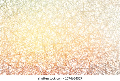 Light Yellow, Orange vector abstract colorful background, which consist of triangles. Pattern with colored triangles on white background.