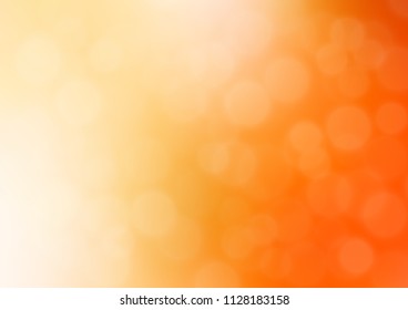 Light Yellow, Orange vector abstract bright template. A vague abstract illustration with gradient. A new texture for your design.